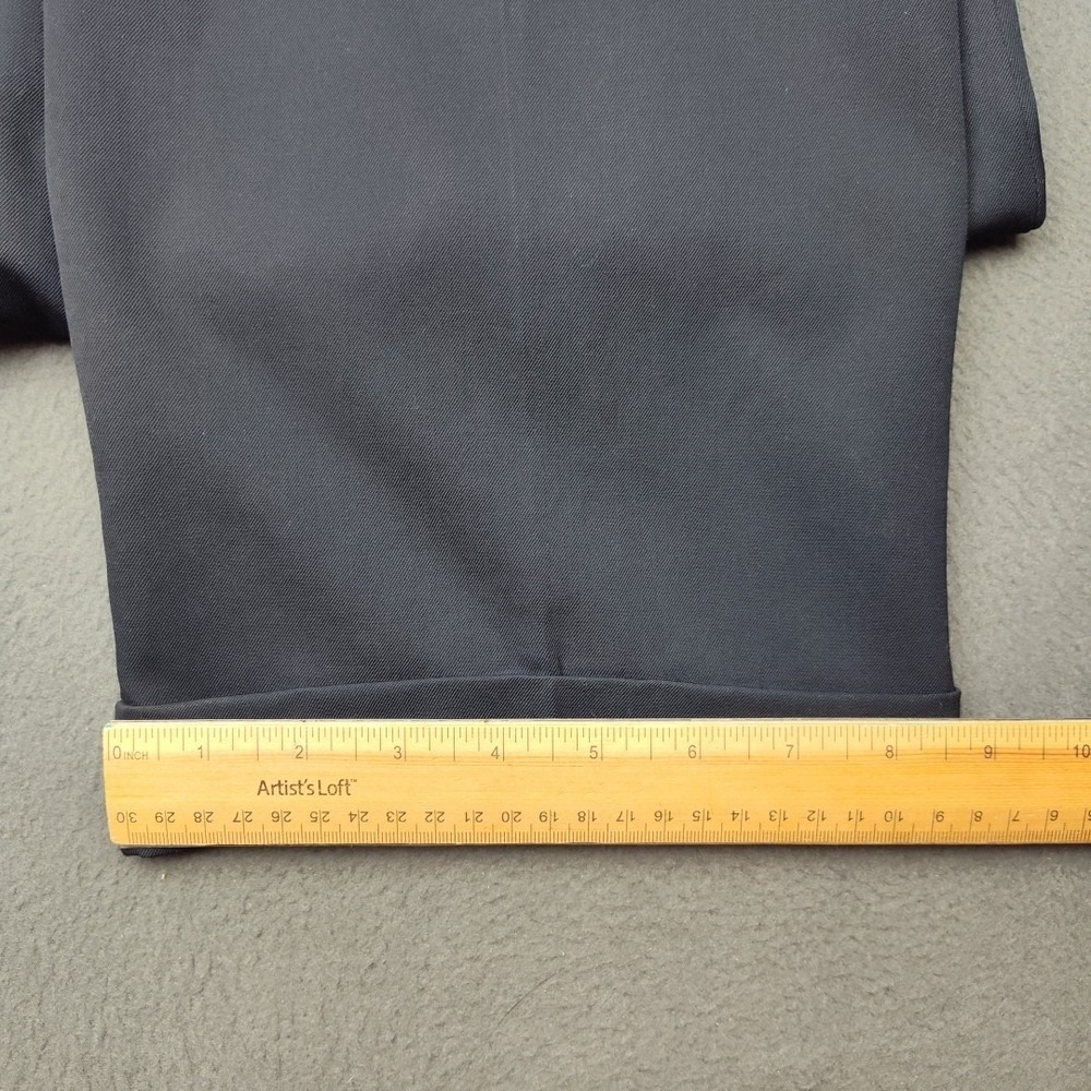 Brooks Brothers Pants Mens 33x32 Blue Pleated Wool Dress Trouser Suit Work Slack - Picture 13 of 13